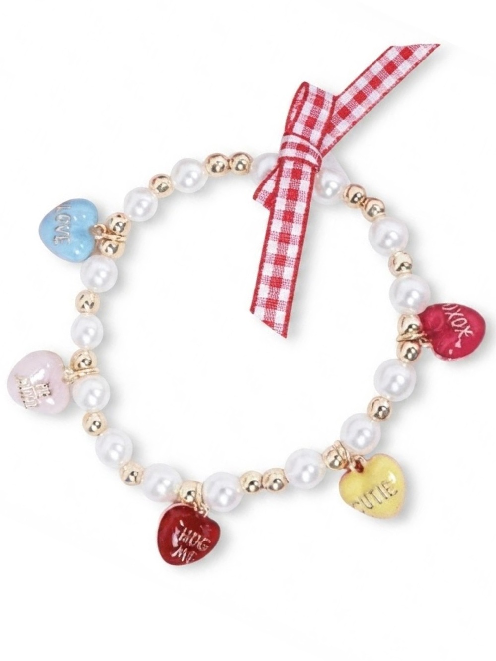 Shiny Luxe Multi-Color Sweet Talk Pearl Beaded Stretch Bracelet (NWT)